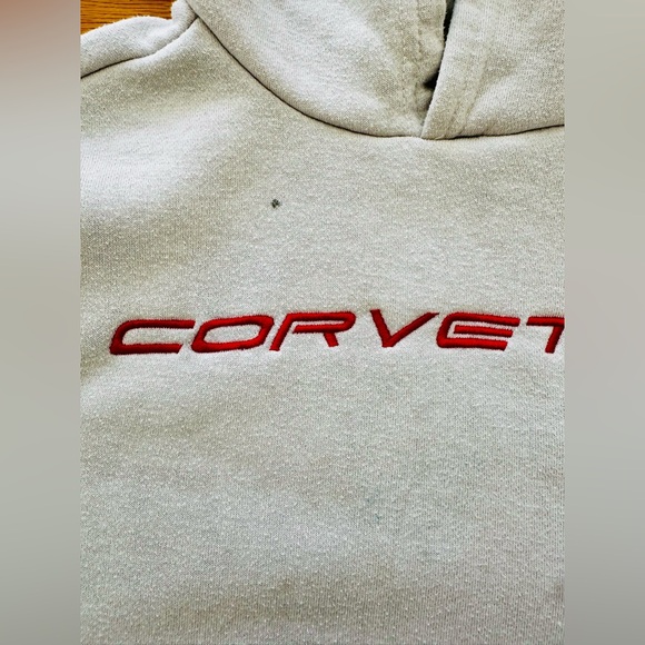 Kids Under Armour Blue Hoodie & Corvette White Hoodie size 7-8 - Picture 9 of 9